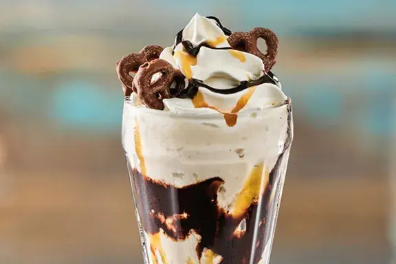 Chocolate Pretzel Gourmet Shake
